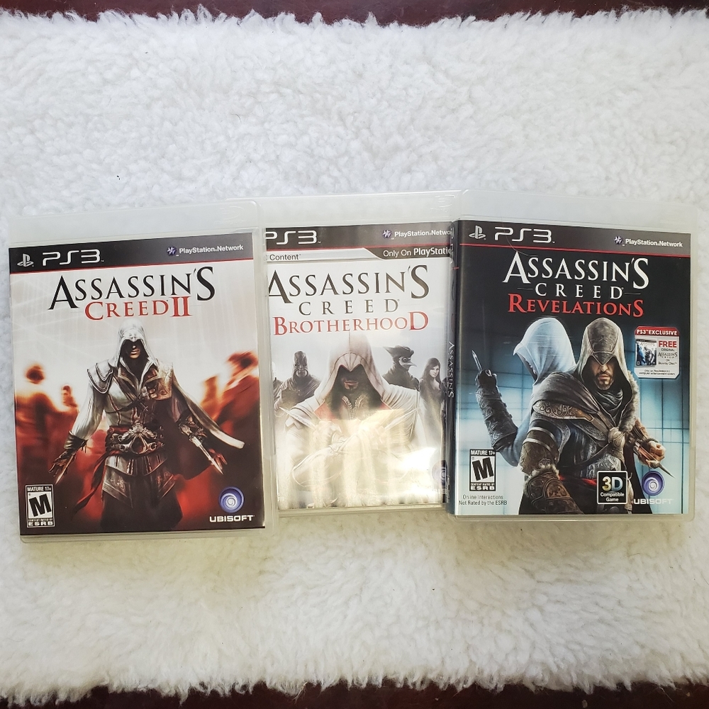 Playstation 3 Assassins Creed 3 Game Bundle Excellent Condition